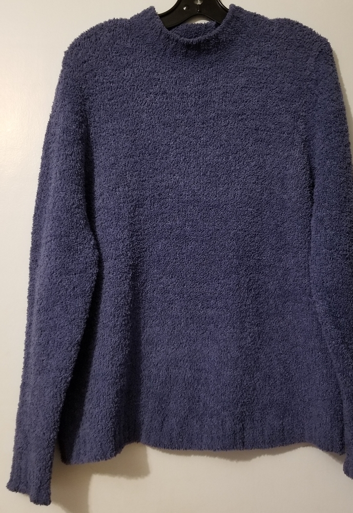 Tradition Heather Blue Sweater 100% Polyester L (14/16) (K758) - Picture 2 of 6